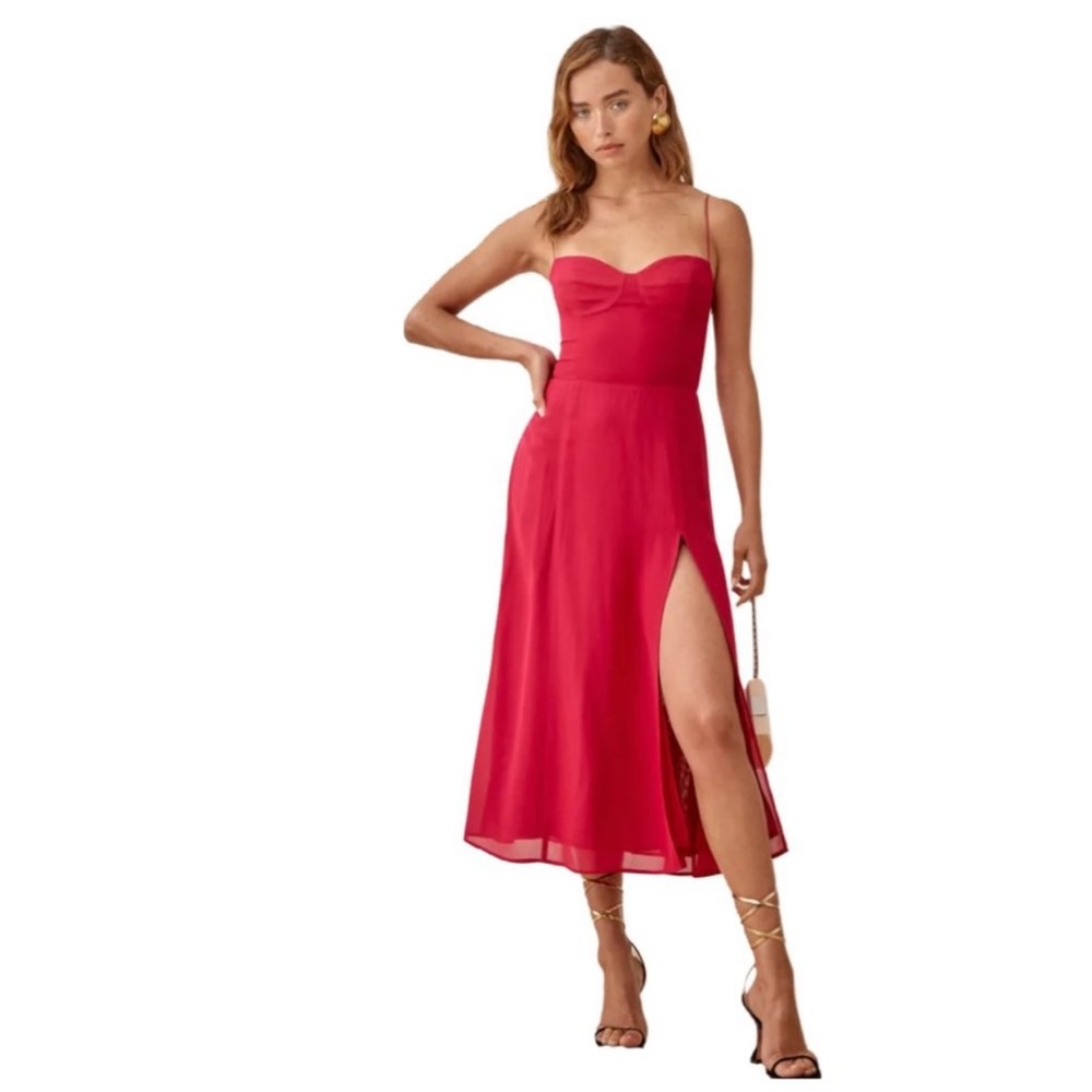 Reformation Juliette semi formal midi dress